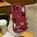 Lanyard Phone Case Christian Psalms 46:5 Cross for iPhone